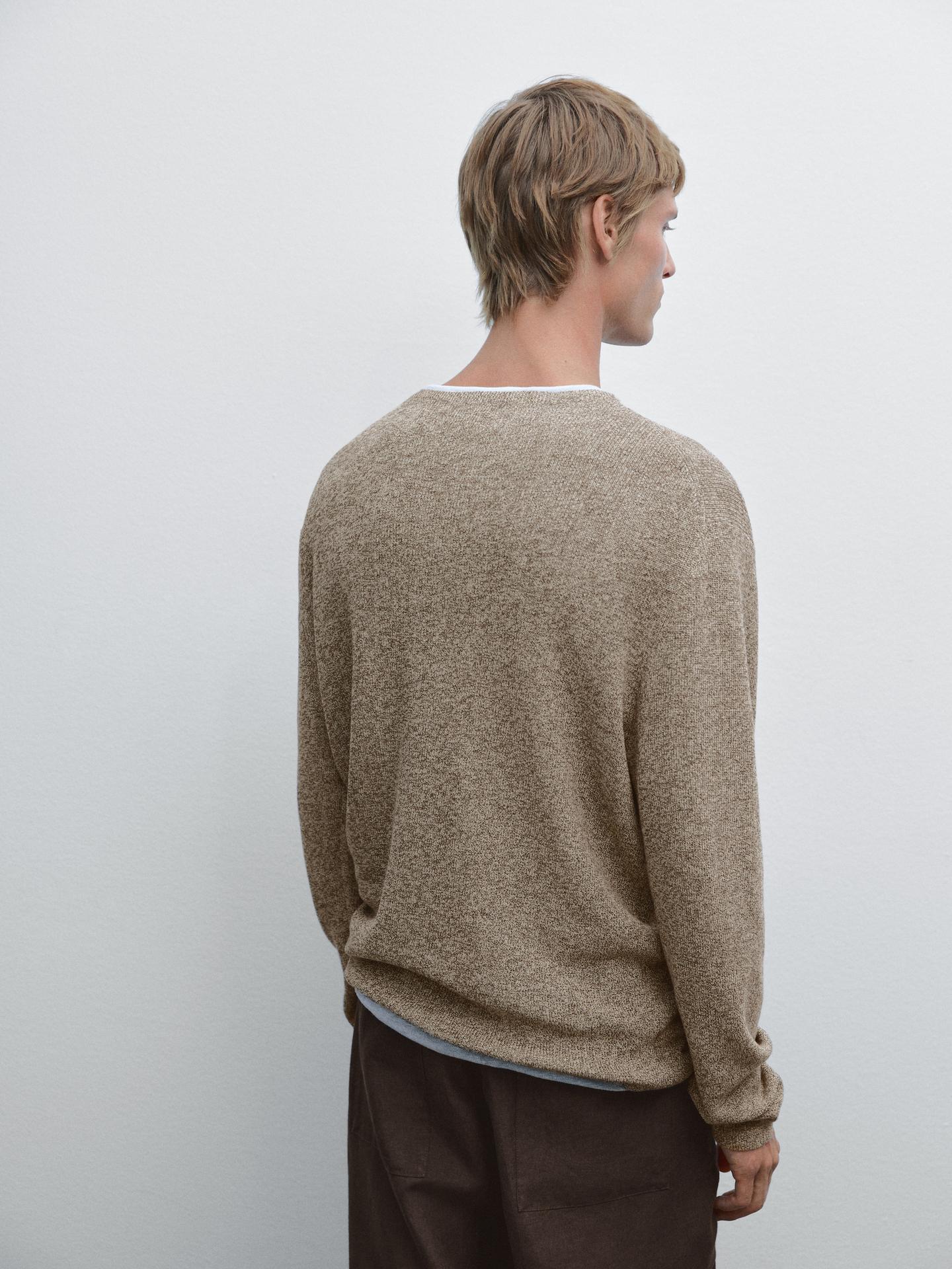 100% cotton knit sweater