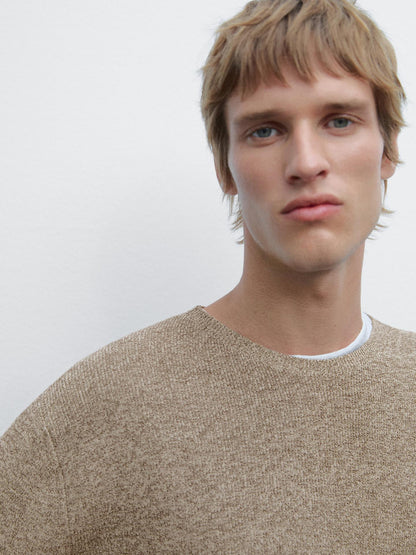 100% cotton  knit sweater